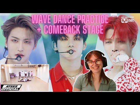 ATEEZ | 'Wave' Dance Practice + Comeback Stage | Reaction