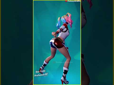 Fortnite In Ha Mood Emote Harley Quinn Skin Thicc 🍑😍🥵