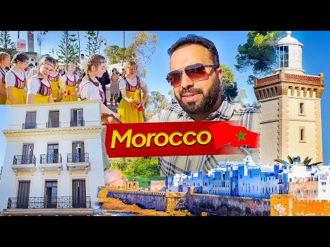 Exploring Morocco Tanja 🇲🇦 Mediterranean Sea, Light House & Fort - Delicious Meal 😋