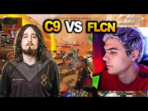 FLCN Imperialhal vs C9 shooby in algs scrims!! STREAMERS GAME