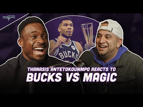 Thanasis Antetokounmpo REACTS to the Milwaukee Bucks NBA Cup WIN over the the Orlando Magic.