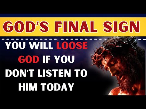 YOU WILL LOOSE GOD IF YOU DON'T HEAR HIM..Open This Now✝️  | GOD Message Today💌  | God's Message Now