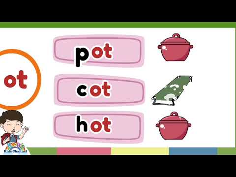 CVC Words | -ot Word Family | Learn to Read | Reading Phonics for Kids