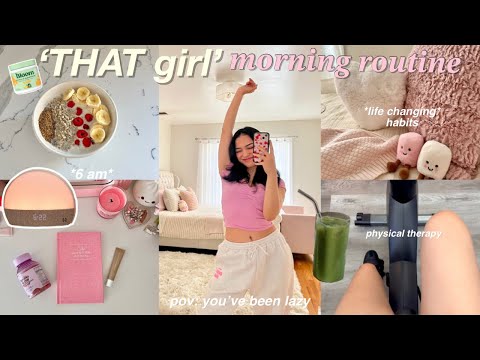 trying the viral 'THAT GIRL' morning routine ✨ *life changing*