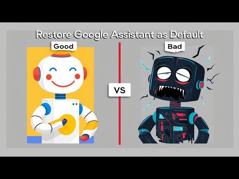 Restore Google Assistant as Default Assistant from Gemini on Android