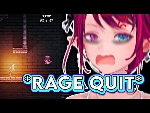 Irys Rage Quit while playing Jump King in HoloCure [Hololive EN]