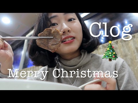 CC's Vlog｜石牌聖誕巷、牛肉跟臉一樣大的牛肉麵🤤、音樂節、聖誕節快樂🎄