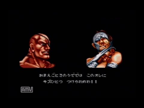 【SFC】ストリートファイター2ターボ　サガットでプレイ　難易度Lv8/ノーマルモード【Street Fighter 2 Turbo】