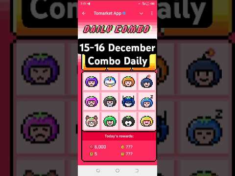 Tomarket daily combo today 🍅| Tomarket 15 December daily combo 🗓️ | Tomarket combo