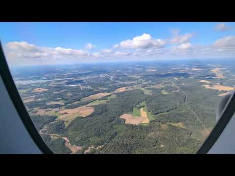 芬蘭航空起飛與降落、曼谷到赫爾辛基。taking off and landing、Window view and engine sound、Finnair、Airbus A350-900