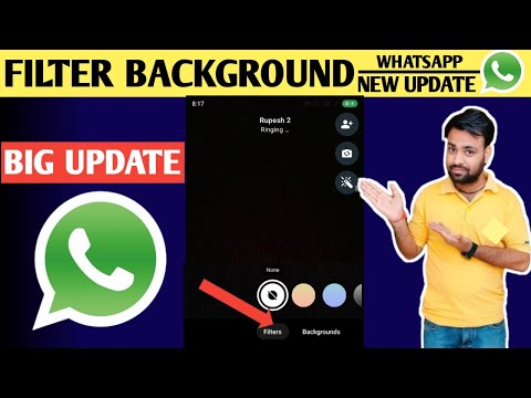 WhatsApp video call filters | WhatsApp new updates 2024 | Video call backgrounds