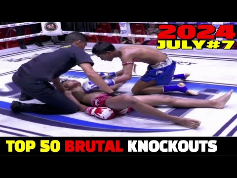 July 2024: Top 50 Savge Knockouts #7 (Muay Thai•MMA•Kickoxing•Boxing)(HD)