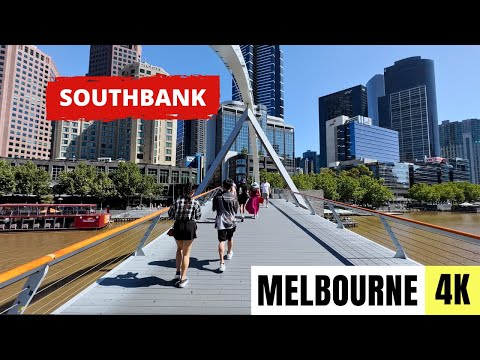 MELBOURNE, AUSTRALIA 🇦🇺 [4K] Southbank — Walking Tour 2024