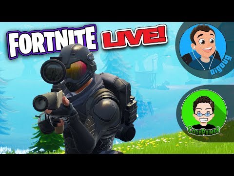 I'm LIVE in Fortnite & trying to drag CodePrime8 in as well to work on these challenges!