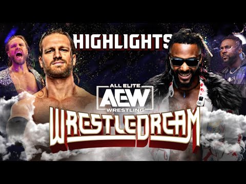 Hangman Page Vs Swerve Strickland - AEW WrestleDream 2023 - Highlights.