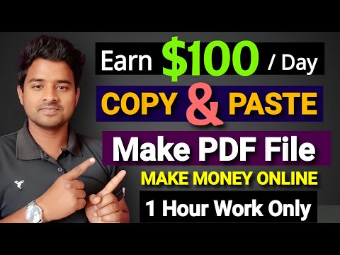 Copy Paste Work Earn $100 Per Day | Make Money Online 2022 | New Earning Website Today