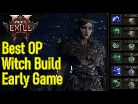 INSANE Path of Exile 2 witch build EARLY GAME that makes the game EZ MODE, minion build