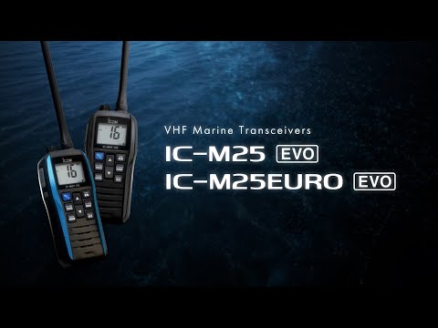 Icom IC-M25/EURO EVO VHF Marine Transceiver Promotion Video