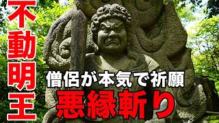 【不動明王真言】不動明王真言の功力によりて悪縁を斬る。