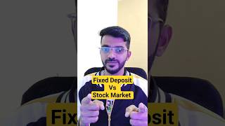 Fixed Deposit vs. Stock Market: Smart Investment Comparison | Financial Planning #smartinvesting