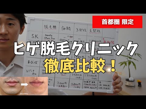 【厳選】首都圏おすすめ髭脱毛クリニック 徹底比較！