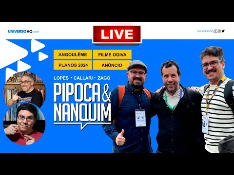 Pipoca & Nanquim: a viagem pro Festival de Angoulême, planos para 2024 e anúncio!