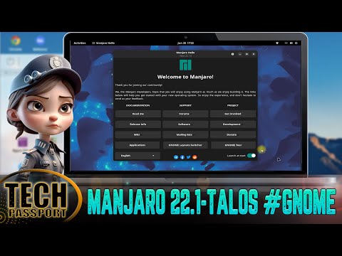 Manjaro 22.1 Talos GNOME Edition | Install Overview And First look Deep Drive