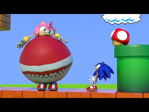 Amy Rose Super Sized Mario Bros [RTX ON] 🍔