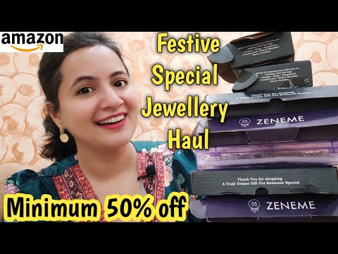 Amazon Festive Special Jewellery Haul / Necklace Sets,  Earrings, Pendant Sets / Neema's Talk