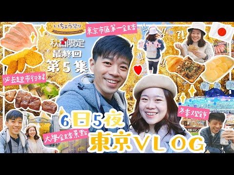 【東京Vlog5️⃣最終回】東京第一銀杏景點🥇高質超市推薦😍冬季燈飾公園❄️歐洲風建築大學賞銀杏🤩【秋日限定 EP5】〡吃貨伴旅