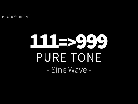 111 Hz to 999 Hz | Pure Tones Sine Wave | All 9 Angelic Frequencies | Archangel Sound Therapy