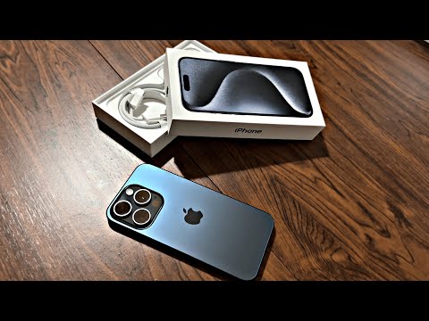 iPhone 15 Pro - Blue Titanium Unboxing