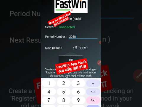 FAST WIN HACK 😍💯 Fastwin Fast Parity Win Trick 2024 |