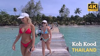 Koh Kood - Bang Bao Beach - Thailand - Walking beach 4K