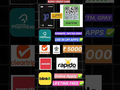 Best Rupay Credit Card | Rupay Credit Card Upi Payment | Lifetime Free Credit Card | Pop Club Card