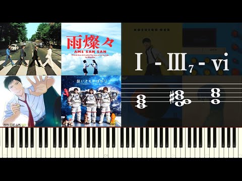 ポップス感がめちゃくちゃ出るコード進行について考えてみる～使用楽曲や派生パターンの紹介～