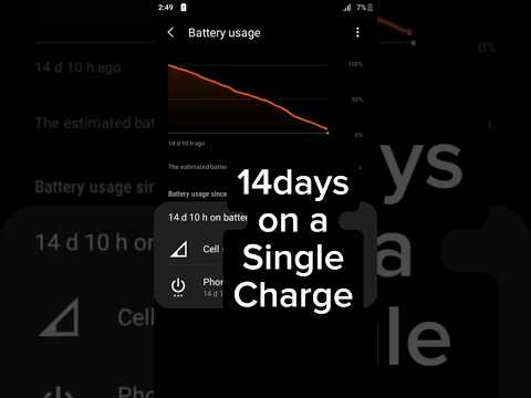 14 Days of Battery Life from Samsung 😮😲 #battery #android