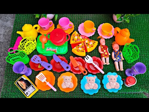 Diy Unboxing Amazing Mini Kitchen Set | Unboxing plastic and steel kitchen set| @miniclay5092