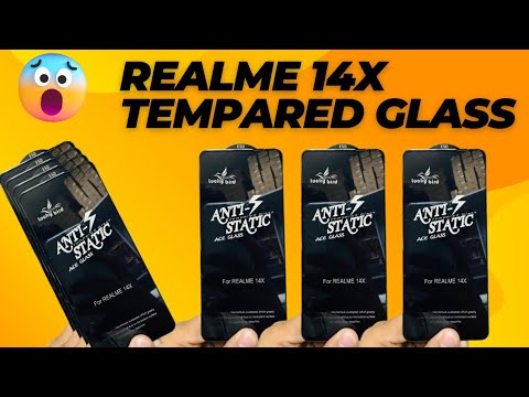 Realme 14x Tempered Glass !! Realme 14x Best Tempered Glass