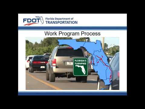 District Four Work Program Public Meeting Recording for Draft Tentative Work Program FY's 2022–2026