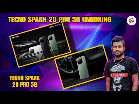 Tecno Spark 20 pro 5g Unboxing | Tecno 5g smartphone | Best Gaming phone under 15k  | Tech Facts