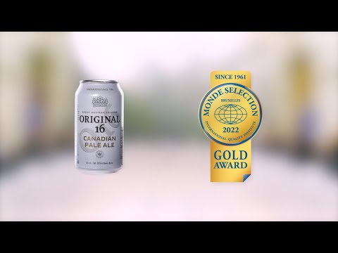 Original 16 Canadian Pale Ale - Gold Quality Award 2022 from Monde Selection