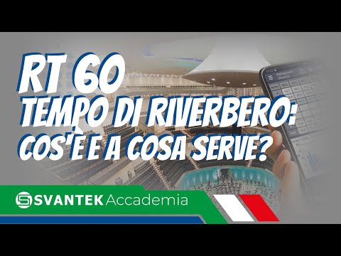 Tempo di riverbero RT60: cos'è e a cosa serve? | Accademia SVANTEK