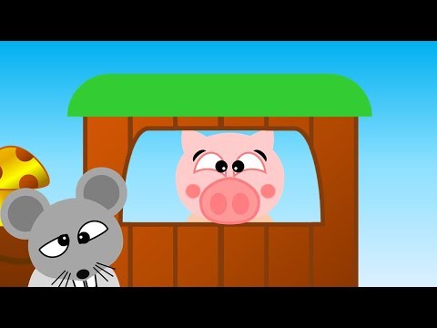 Funny Facing Animals drive Choo Choo Train