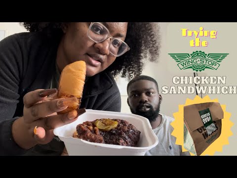 NEW Wingstop Chicken Sandwich Taste Test: Are the New Options Worth the Hype? | MukBANG