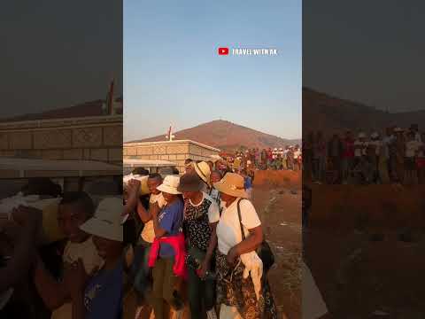 Crazy death celebration in madagascar