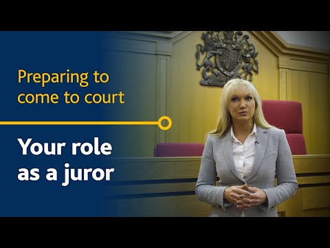 Your role as a juror