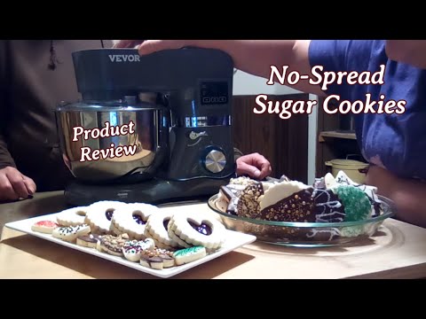 Trying Out the VEVOR Stand Mixer & Making Delicious No Spread Sugar Cookies | Come Bake with Us