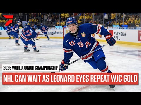 Ryan Leonard Says NHL Can Wait While He Chases Gold With Team USA, NCAA Title For Boston College