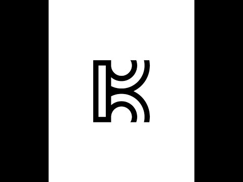 Logo Design Concept Illustrator - Letter K